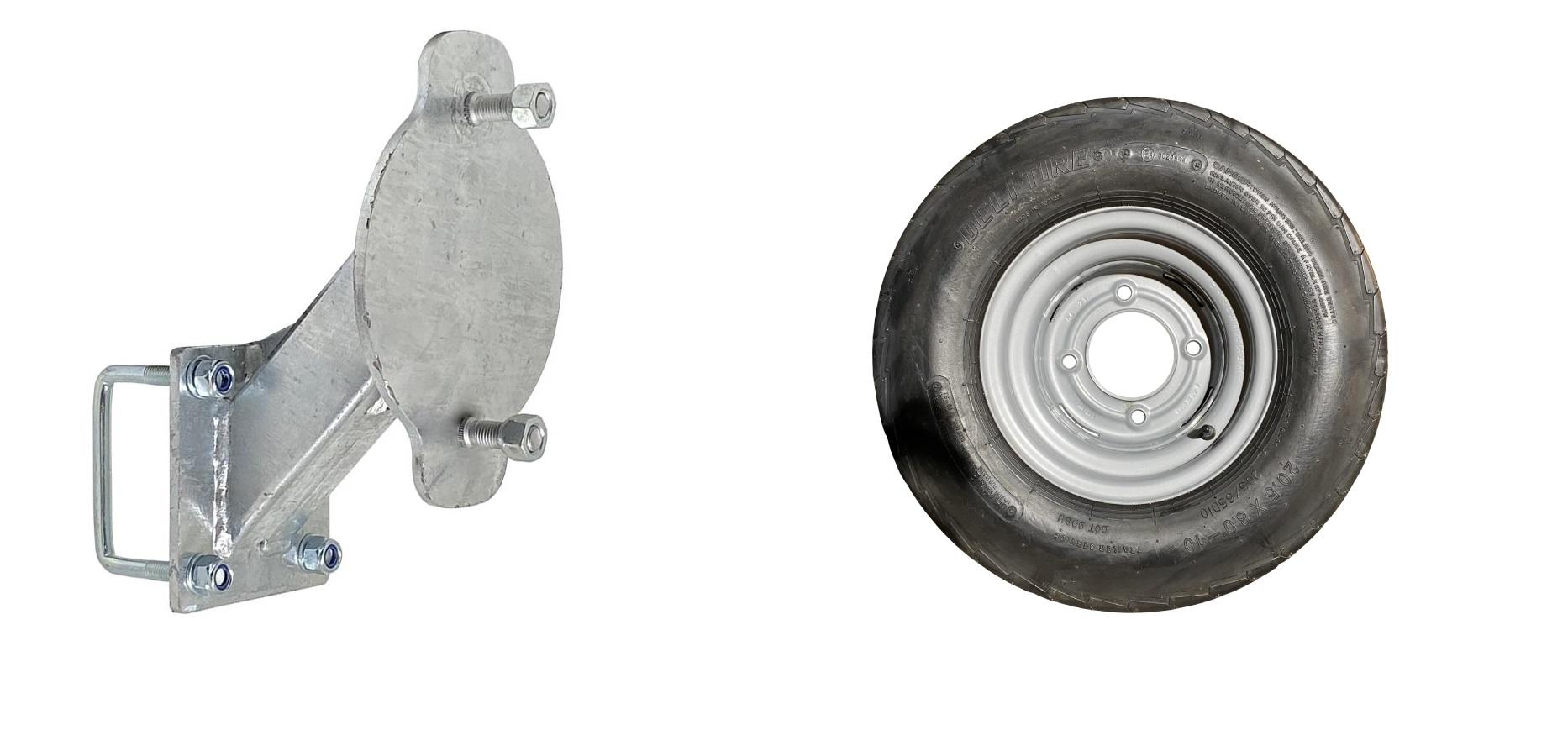 10" Balloon Spare Wheel and Carrier 139.7MM PCD