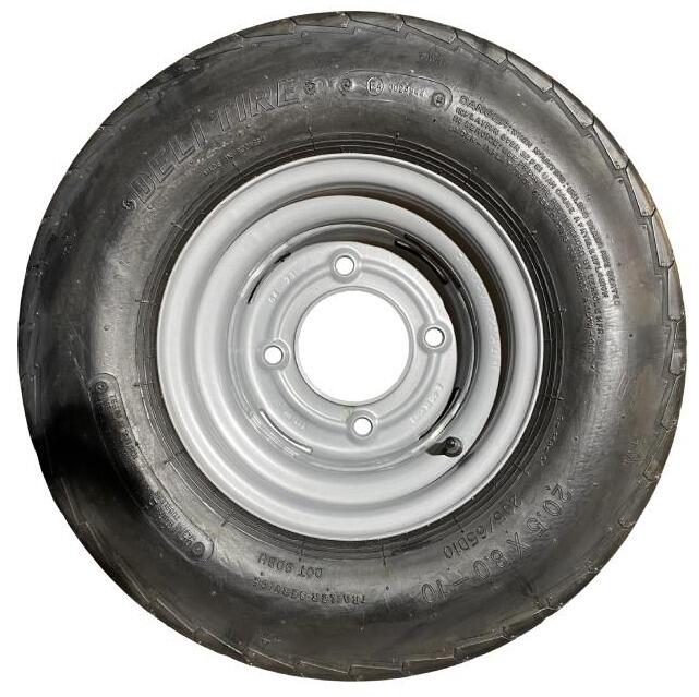 10" Balloon Wheel and Tyre 20.5x800-10 139.7mm PCD