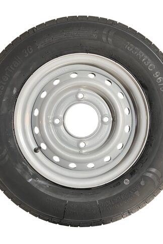 13" Wheel and Tyre 165R13 139.7 PCD