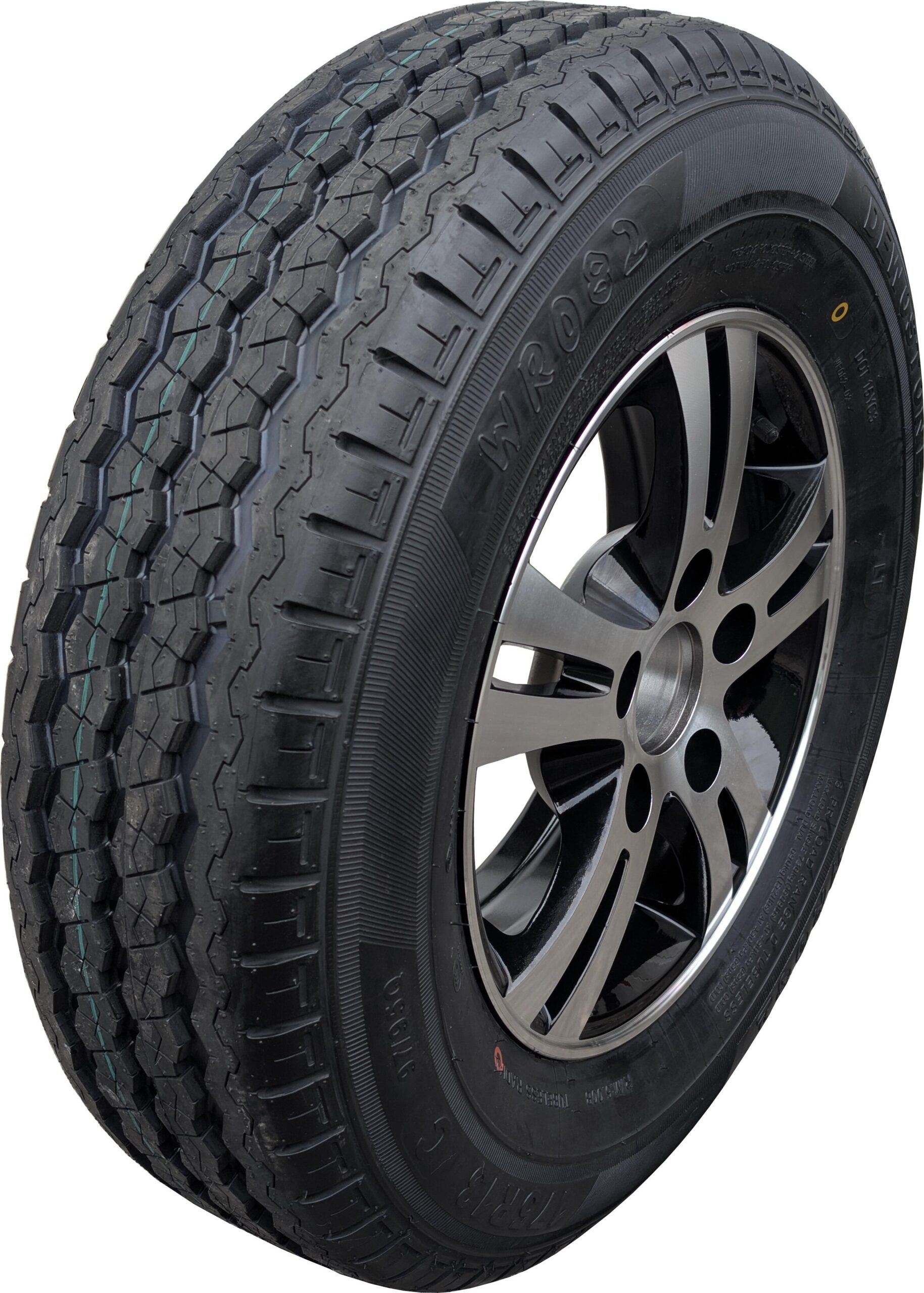 13" Alloy Wheel and Tyre 175R13C, 5 x 112mm PCD - Image 2