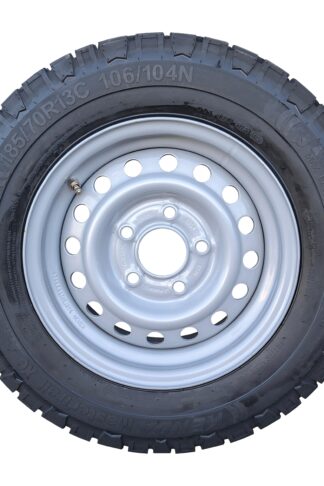 13" Wheel and Tyre 185/70R13C, 5 x 112mm PCD