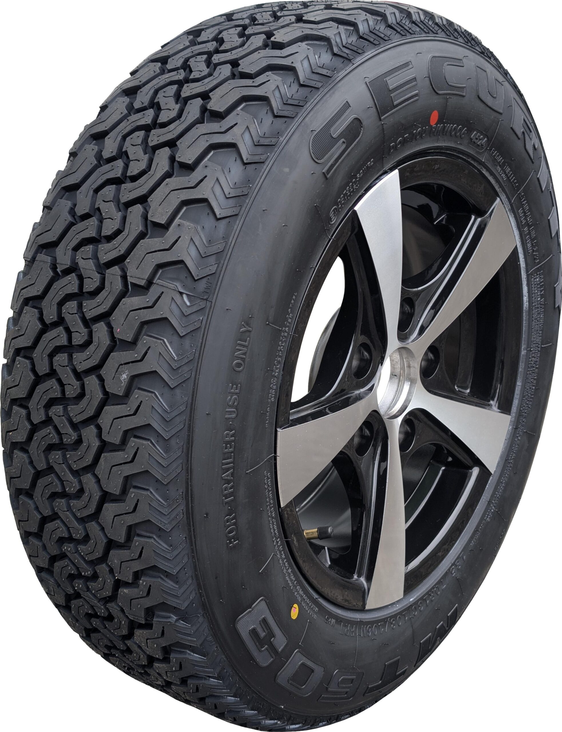 13" Alloy Wheel and Tyre 185/70R13C, 5 x 112mm PCD - Image 2