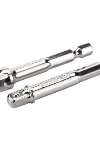 1/4" HEX. SOCKET DRIVE ADAPTOR SET, 1 X 1/4" SQ. DR, 1 X 3/8" SQ. DR