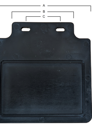 Mud flaps for 8 Inch Mudguards
