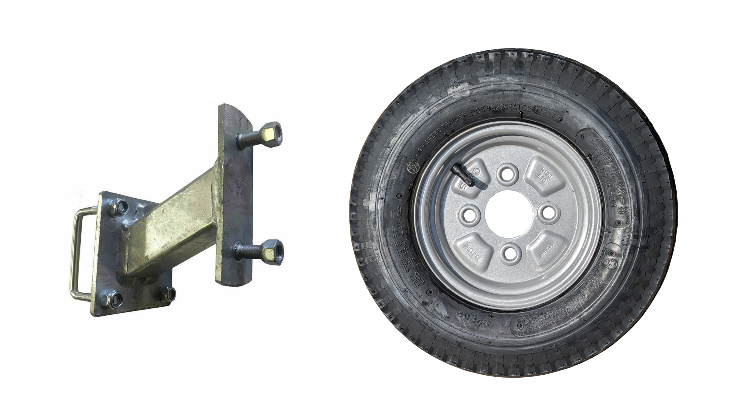 8" Metric Spare Wheel And Tyre With Carrier 50x30
