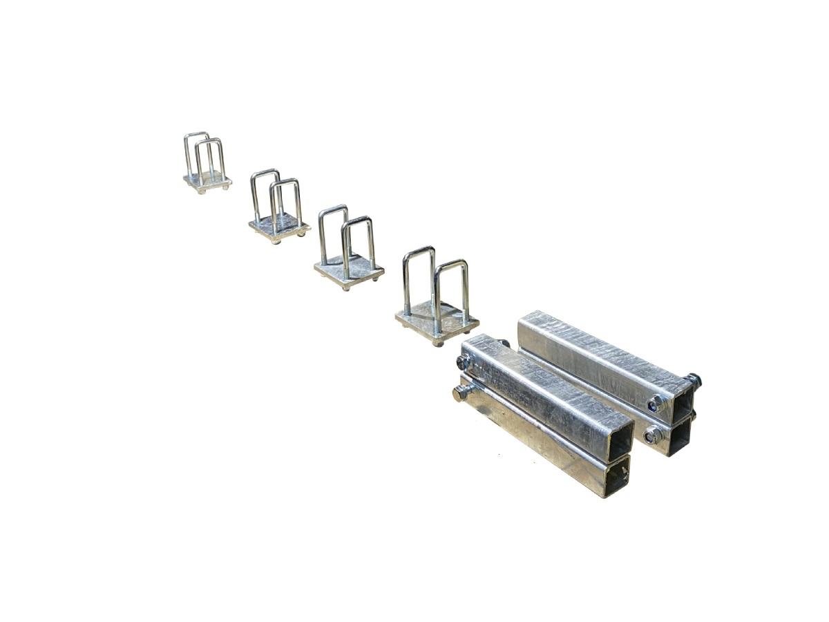 Bunk Uprights, U Bolts and Backplates