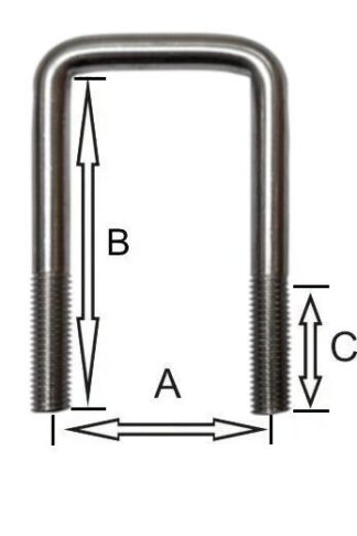 Stainless Steel U Bolt Grade 316/A4