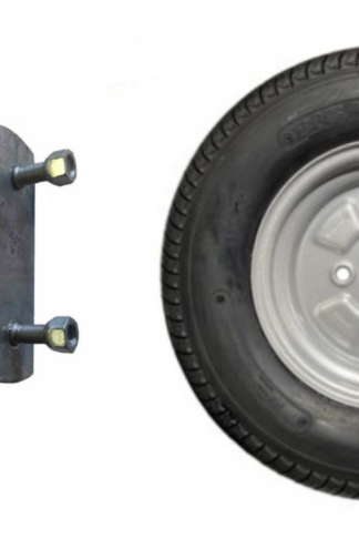 10" Metric Spare Wheel and Carrier 100mm PCD